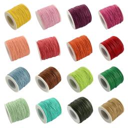 100 jardas 1mm fio de fio de fio de fio de fio de fio de fio de fio de fio de fio de fio de fio de fio de fio de algodão encerado para diy artesanato - Image 1
