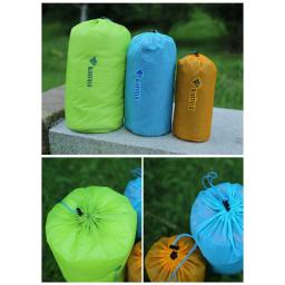 Saco de dormir portátil para acampamento, saco de armazenamento à prova d'água dobrável com corda, pacote pa - Image 4