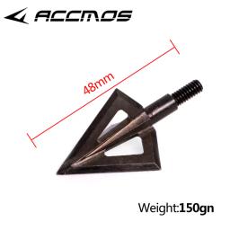 Pontas de flechas para caça, pontas de flechas de grãos 125/150 para arco recurvo/composto para caça, pontas de aço inoxidável para tiro, 1 peça - Image 4