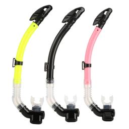 Snorkel de mergulho com secagem completa, tubo de respiração para mergulho subaquático - Image 1