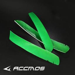 Pena para tiro com arco e flecha de caça, 100pcs, multicolor, comprimento total, pena de peru real, para fotografar - Image 6