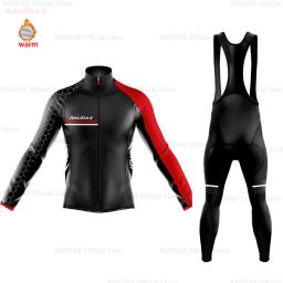 Raudax-conjunto de ciclismo jersey e bib, jersey e velo jersey, para o inverno, triathlon, mtb, 2024 - Image 1