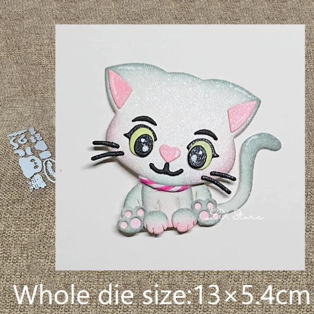 Artesanato com Estêncil de Metal para Cortes de Gatos: Moldes Criativos e Decorações em Scrapbook