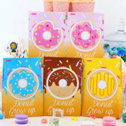 Decoração para festas de aniversário, balões de rosquinha que brilham, convites de feliz aniversário, bolsa para decorar, banner e parede - Image 2