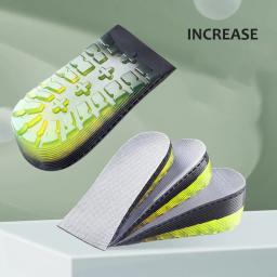 Palmilhas GEL Soft PU Material para Homens e Mulheres, Invisível Aumentar Solas Pads, Aumentar Altura, 1,5 cm, 2,5 cm, 3,5 cm - Image 2