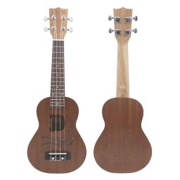 Irin 21 Polegada soprano ukulele sapele 4 cordas guitarra havaiana instrumentos musicais presente ukulele soprano guitarra com saco de show afinador - Image 3