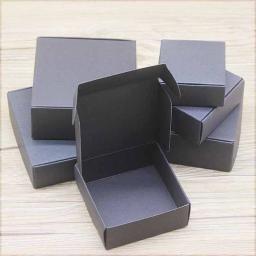 Caixa multifuncional de papel Kraft, papelão, marmoreio, artesanal, diy, presente, caixa de doces, festa de Natal, decoração do casamento, 10pcs - Image 5