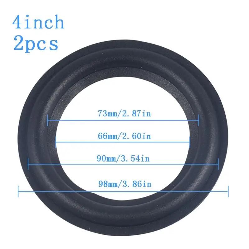 2 pces 4/5/6.5/8/10/12 Polegada alto-falante universal de alta elasticidade surround reparação espuma woofer borda substituição espuma borracha - Image 1