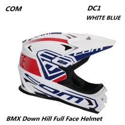 Capacete de mountain bike com dc1 ajustável, rosto inteiro, mtb, corrida, downhill, bmx, viseira estilo moto, removível, lavável - Image 5