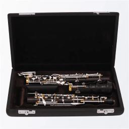 Oboé de madeira composto semiautomático, Chaves de chapeamento dourado, Novo, Avançado - Image 3