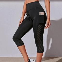 Esportes leggings para mulheres, esportes collants, fitness, corrida, yoga, atlético, ginásio - Image 2