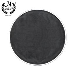 M mbat 10-Polegada preto dupla camada cabeça de cilindro de malha de náilon mudo silencioso tambor pele percussão peças, para baixo tambor conjunto acessórios - Image 1