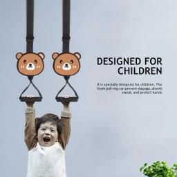 Kids Gymnastic Swing Bar Swing Ring, Brinquedo Infantil, Voando Anel, Pull-Up, Fitness, Ginásio, Parque Infantil, Exterior, Interior - Image 3