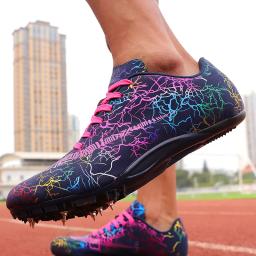 Tênis de atletismo laranja para homens e mulheres, macio, tênis de corrida profissional, corrida, salto, ao ar livre, spike - Image 6