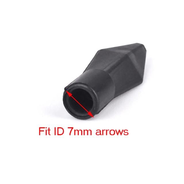 Ponta de Borracha para Tiro com Arco - Flecha de Borracha 8/7mm Ideal para Prática de Tiro com Arco