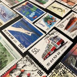 N-K Diferentes Selos Postais, CTO Selos, Set Lot, Usado com Post Mark, Boa Condição Coleção, 100 Pcs - Image 4