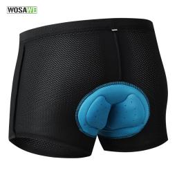 Calções de ciclismo respiráveis roupa interior de ciclismo esponja gel almofada à prova de choque bicicleta underpant mtb bicicleta de estrada roupa interior homem shorts - Image 1