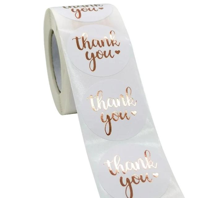 Etiquetas Brancas de Papelaria 38mm para Scrapbooking - Pacote com 100 ou 500 Unidades para Selos e Envelope