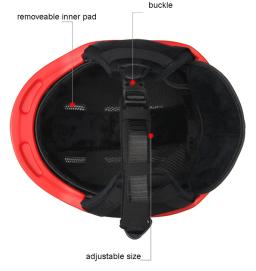 Unisex super leve capacete de esqui portátil, veludo ABS branco, proteção de segurança para a cabeça, integrado, quente, equitação, inverno, 2024 - Image 4