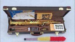 Hetero nível profissional saxofone soprano Abalone chave de fivela, Bb instrumento musical, sax e caixa dura, nova chegada, 2022 - Image 6