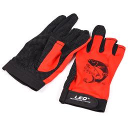 Luvas antiderrapantes de pesca, secagem rápida, corte de três dedos, estilo fino, ao ar livre, verão - Image 3