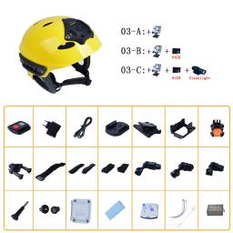Capacete tático militar de resgate de ar macio, bicicleta, água, flutuação, proteção rápida, câmera de esportes, lanterna - Image 4