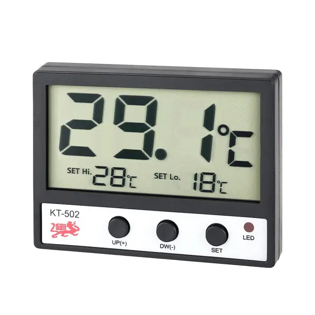 Termômetro Digital LCD para Aquário com Alarme de Temperatura Alta e Baixa - Medidor em °C/°F