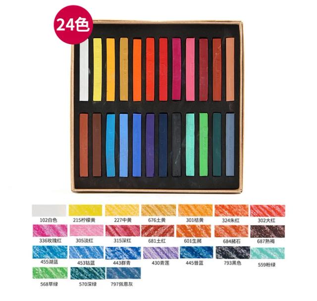 Lápis de Cor Macios para Pintura e Desenho - Conjunto de 12 a 48 Cores para Arte e Papelaria