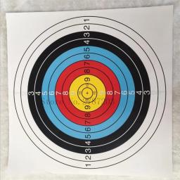 Profissional tiro com arco Alvo Papel, tiro com arco Alvos, Bow Arrow Gauge, tiro tradicional, esportes ao ar livre, 5 pcs por lote - Image 2