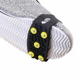 1 par 5-parafuso prisioneiro neve gelo garra escalada anti deslizamento picos apertos crampon chuteiras sapatos capa para botas masculinas tamanho 35-43 - Image 5