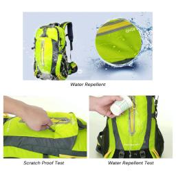 Mochila de viagem impermeável para homens e mulheres, mochila de escalada, bolsa de esportes ao ar livre, camping, caminhadas, trekking bag - Image 5