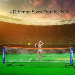 Fácil Configuração Portátil Badminton Net, Rede de Voleibol para Tênis, Picking Training, Indoor e Outdoor Sports, Badminto Tennis Mesh - Image 2