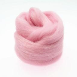 Fibra de lã para artesanato DIY, flor, brinquedo animal, feltragem de lã, artesanal, ferramenta girando, feltro material, Natal, rosa série, 10g, 50g, 100g - Image 2