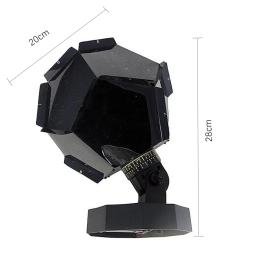 Projetor de luz led com céu estrelado, lâmpada led com projeção de galáxia, cósmico, estrela, luz noturna para decoração de casa, presente para crianças - Image 6