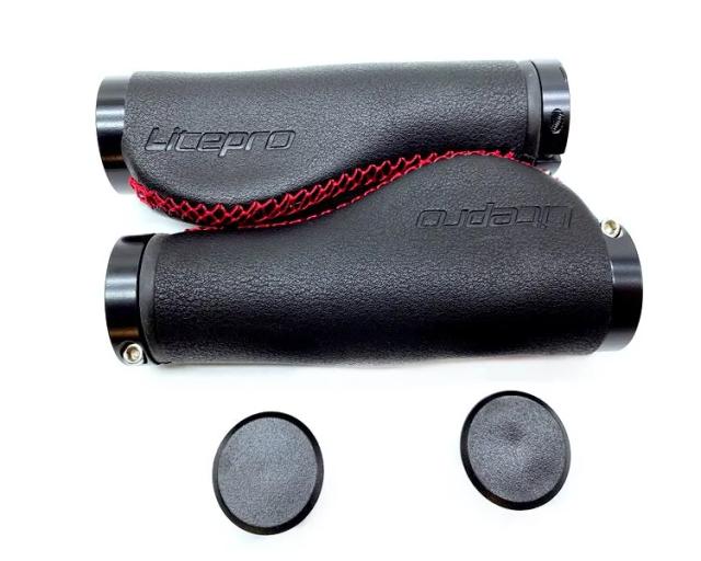 Capa Retrô para Guidão de Bicicleta Dobrável Litepro com Fecho em Couro PU, 22-22.2mm, Travamento Manual - 1 Par