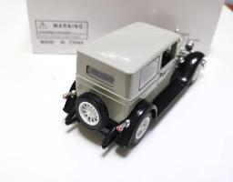 Carro de brinquedo vintage em liga metálica, modelo clássico colecionável do papelão fundido e retrô com caixa original para decoração, 1/32 - Image 5
