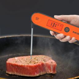 Vendas Combo! Termômetro digital para churrasco com retroiluminação e calibração, Utensílio de cozinha, impermeável, recarregável, IHT-1P - Image 3