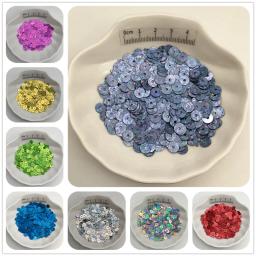 Flat PVC Sequins Glitter, Laser Paillettes para roupas, chapéu, sapatos, artesanato infantil DIY, acessório artesanal, atacado, 10g, 4mm, 6mm, 8mm - Image 1