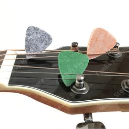 Palhetas de lã pura para guitarra, palhetas macias de feltro para ukulele e guitarra, palhetas coloridas, 5 peças - Image 5