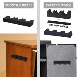 Rack de arma de espuma multifuncional portátil, descanso de barril de rifle com faixa magnética universal para montagem na parede interna e externa, suporte de arma de eva - Image 4