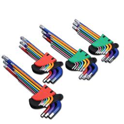 Conjunto Chave Allen para Reparação de Bicicletas, Kit Chave L, Parafuso Hexagonal, Braço Longo, 1.5mm a 10mm, Chave Sextavada, Ferramentas Manuais, 9Pcs - Image 1