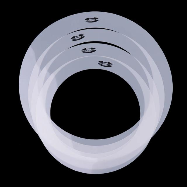 Conjunto de 4 Anéis de Amortecimento para Tambor - Acessórios de Percussão para Instrumentos Musicais