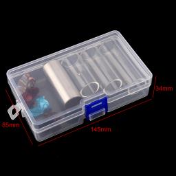Stainless Steel Guitar Slide Kit com caixa, slider de vidro, 1 polegar, 3 dedo celulóide, picaretas, 8pcs por lote - Image 3