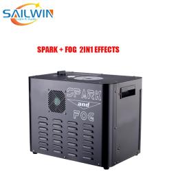 Faísca de fumaça 2 em 1, máquina de fumaça para palco, efeitos especiais de fumaça, lançamento 2400w - Image 1
