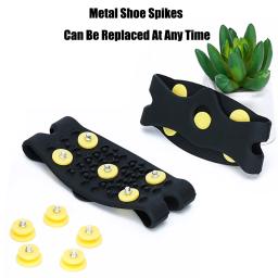 Anti Skid Shoe Spikes, Neve e Ice Gripper, Sapatos de inverno Grip, Anti Slip Crampons para escalada ao ar livre - Image 4