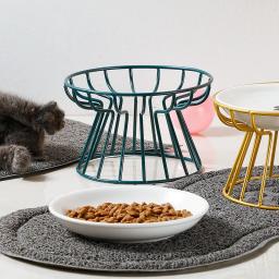 Bacia de alimentação para animais de estimação, tigela de aço inoxidável com desenho para alimentação de cachorros e gatos - Image 6