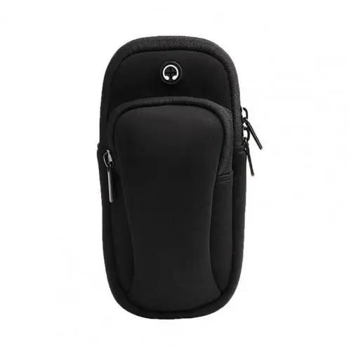 Capa Esportiva de Braço Multi-Funcional para Corrida com Suporte para Celular e Bolsa de Acessório para Treinamento