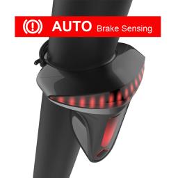 NEWBOLER sensoring freio de bicicleta luz da cauda estrela auto parar usb luzes led ciclismo lanterna traseira para acessórios da bicicleta - Image 3