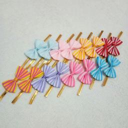 Pacote de lacinhos com 40 peças, tiras de embalagem para embalagem de doces, pirulito, feixe de lacre, decoração de casamento, fio de boca - Image 2