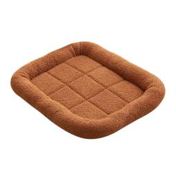 Almofada Sherpa Crate para Animais, Cama para Cães Grandes, Sofá para Animais, Tapetes Super Macios, Pet Carrier, Cama em Velo, Lavável à Máquina - Image 5